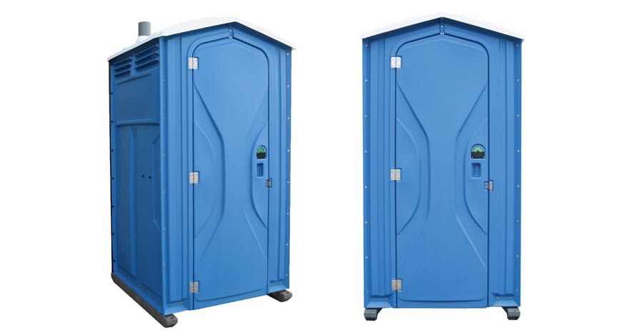 Long-term porta potty units on site in Shelton, Washington